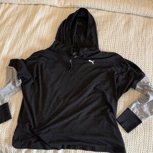 Puma Black and Gray Pullover